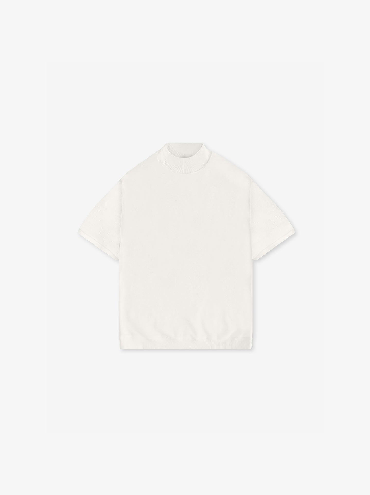 Inside Out Mock Neck - Off White