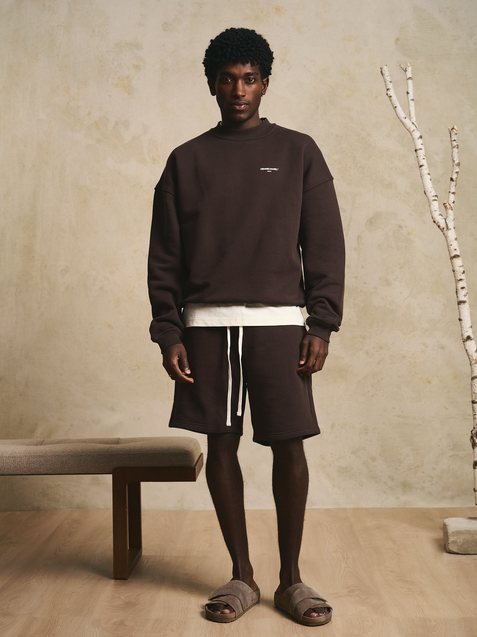 Contemporary Elegance Sweater - Dark Oak - DENNIS DANIEL™
