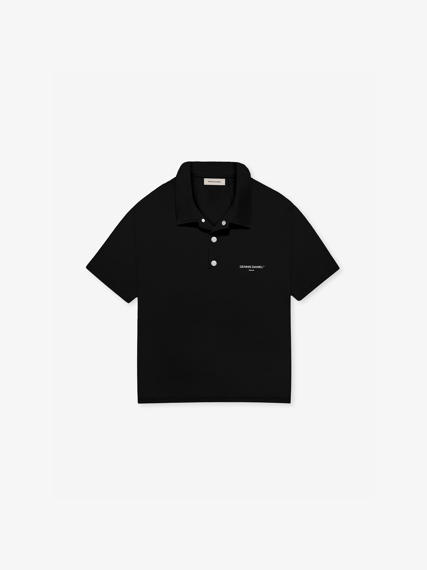 Short Sleeve Polo Shirt - Black
