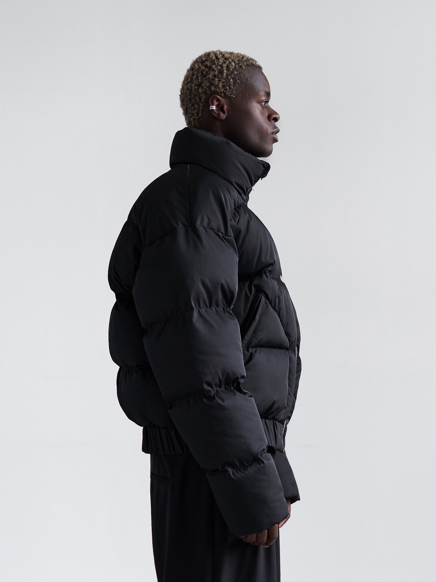 Icon Puffer Jacket - Black