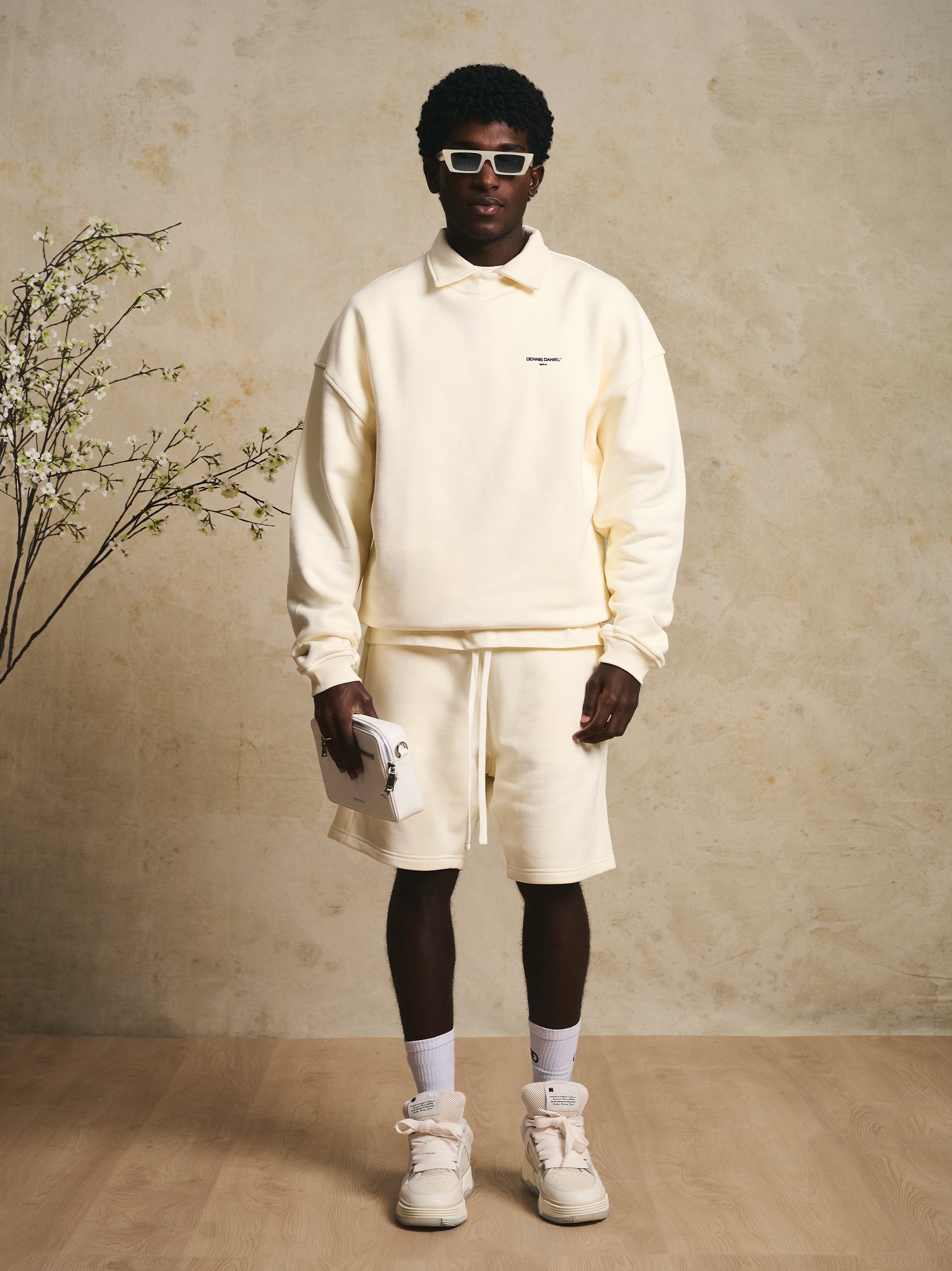 Contemporary Elegance Sweater - Off White - DENNIS DANIEL™