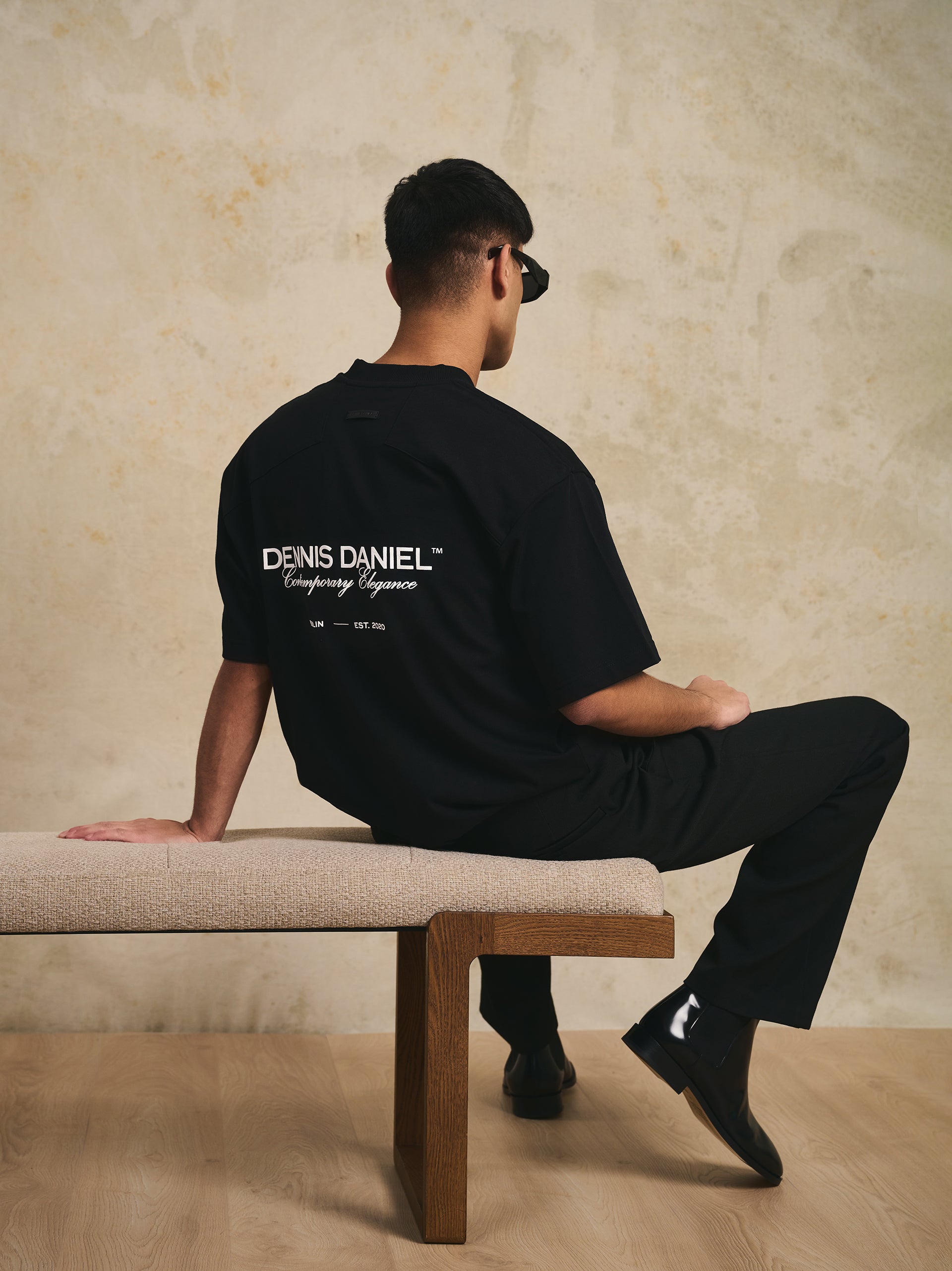 Contemporary Elegance T-Shirt - Black - DENNIS DANIEL™