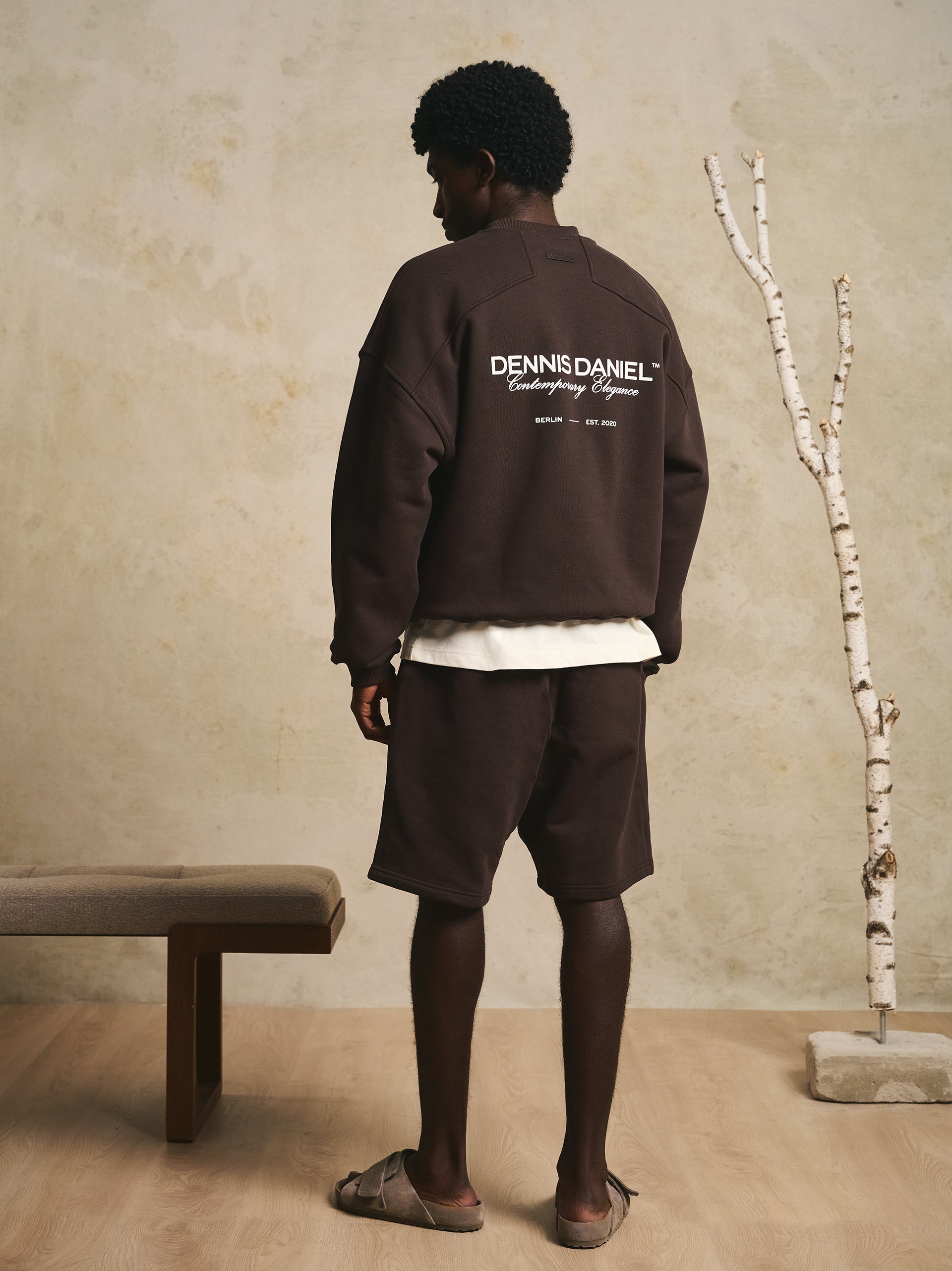 Contemporary Elegance Sweater - Dark Oak - DENNIS DANIEL™