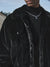 Faux Fur Trucker Jacket - Black - DENNIS DANIEL™